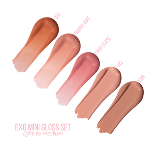 MINI GLOSS SET- Light to Medium